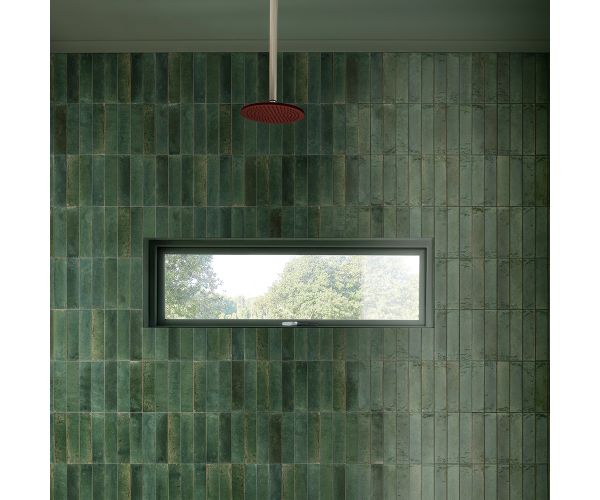 Tile - Ceramic-2.5X9.5 Lume Green Lux