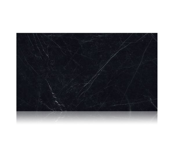 Slab - Ceramic-MAXFINE MARMI 6mm BLACK MARQUINIA LEV (59X118in)