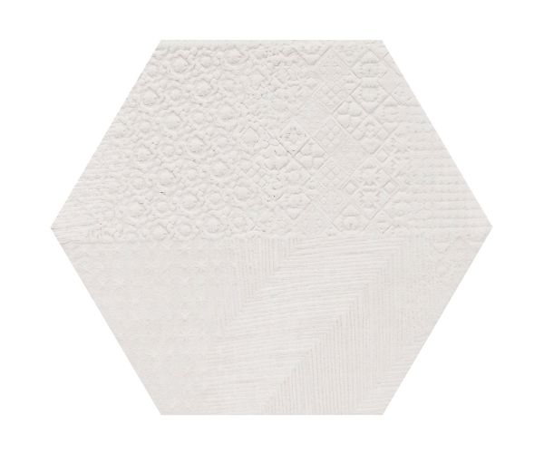 Tile - Ceramic-4.5'' Art Hex. Rampa Picasso Moon