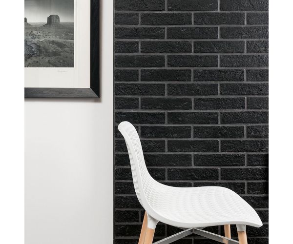 Tile - Ceramic-2.5''x10'' Brick New York Black