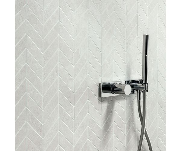 Tile - Ceramic-4X24 Nuances White Decor Signs