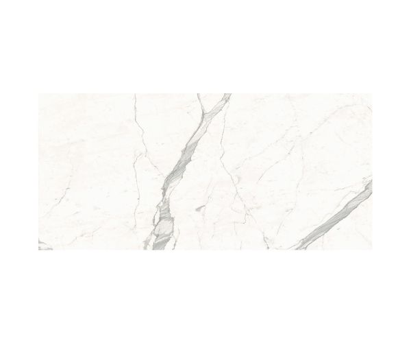 Dalles-Céramique-Sapienstone 12mm Calacatta Statuario Bookmatch Silky (59X128po)