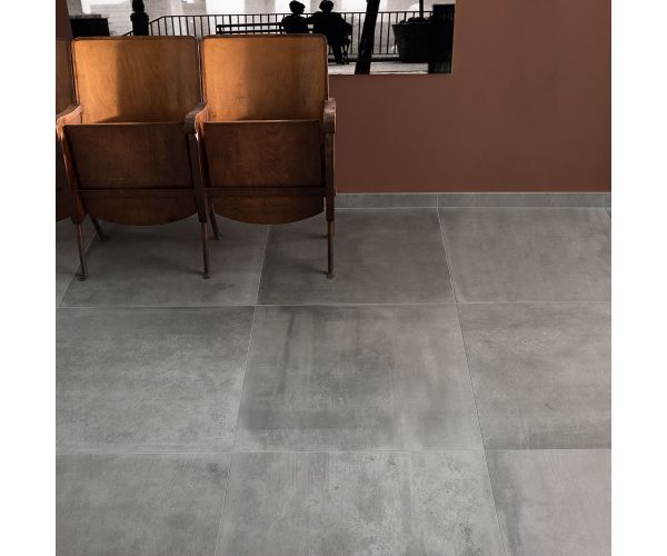 Tuile-Céramique-24''x24'' Entropia Grigio Nat.