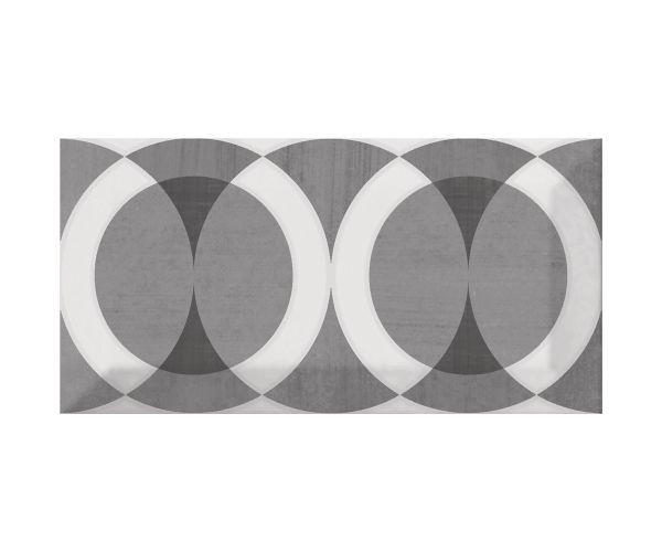 Mosaic-3''x6'' Metro Patchwork B&W (Random Mix Of 16)