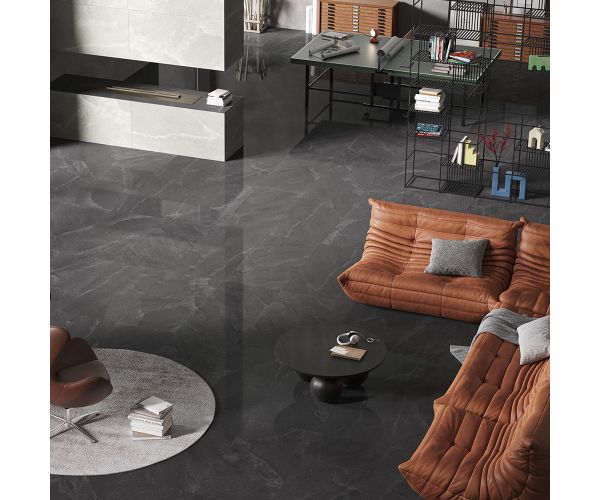 Tile - Ceramic-24X48 Salt Stone Black Iron Nat. Rt