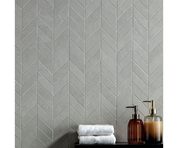 Tile - Ceramic-4X24 Nuances Grey Decor Signs
