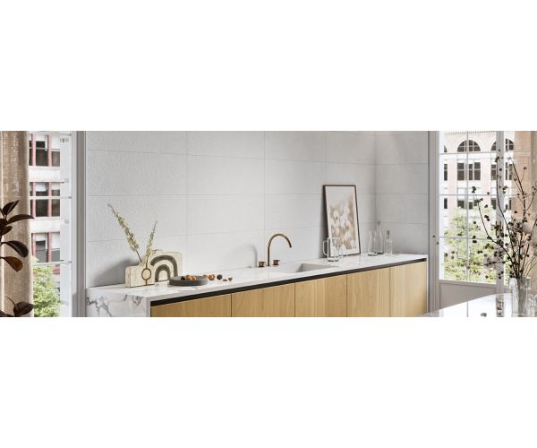 Tile - Ceramic-12X36 Santorini Concept White Pure Matt Rt