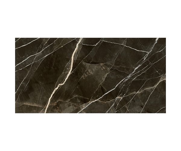 Slab - Ceramic-Grande Marble 12mm Calacatta Black Faccia A Bookmatch Lux (64X128in)