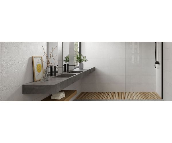 Tile - Ceramic-12X36 Santorini Concept White Pure Matt Rt