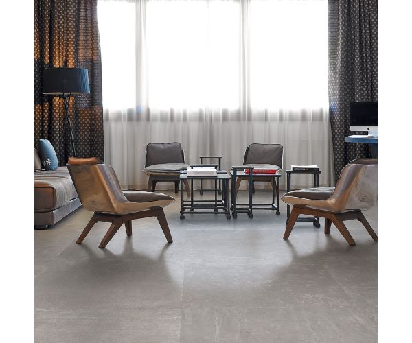 Mosaîque-12''x24'' Groove Mos Listelli Sfalsati Bright Grey Nat.