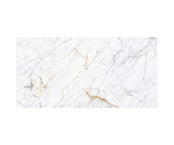 Slab - Ceramic-Grande Marble 12mm Golden White A Bookmatch Lux (64X127.5in)