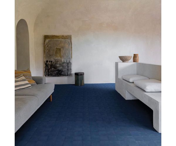 Tile - Ceramic-6X6 Memoria Blu Semi-Matt