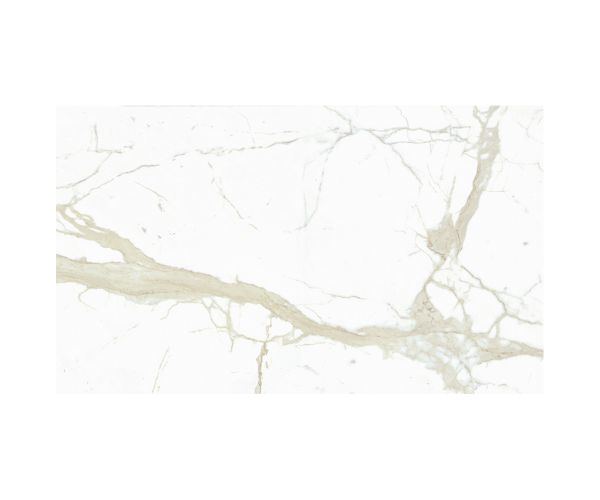 Dalles-Céramique-SAPIENSTONE 12mm WHITE CALACATTA B SILKY (59X128po)