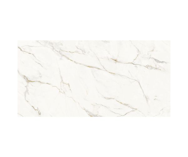 Slab - Ceramic-Gigantec 12mm Calacatta Oro A Bookmatch Lev (63X126in)