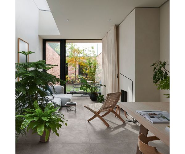 Tile - Ceramic-12X24 Plaza Grey Nat. Rt (Antibacterial)