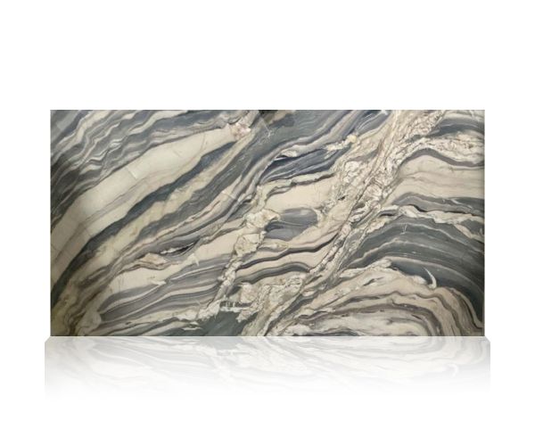 Slab - Stone & Other-Quartzite Explosion Blue Leather Finish 1 1/4
