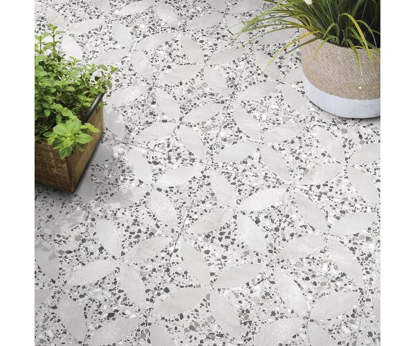 Tile - Ceramic-8X8 Recycle Decors Daisy Rt