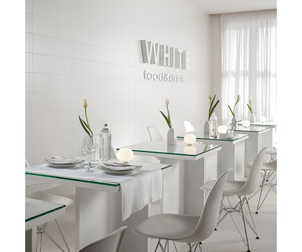 Tile - Ceramic-4''x12'' Sistem C Arch. Wall Bianco Luc.