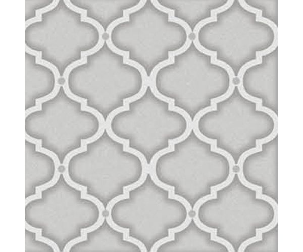 Tile - Ceramic-8''x8'' Riflessi Arabesk 01 Grigio Rt