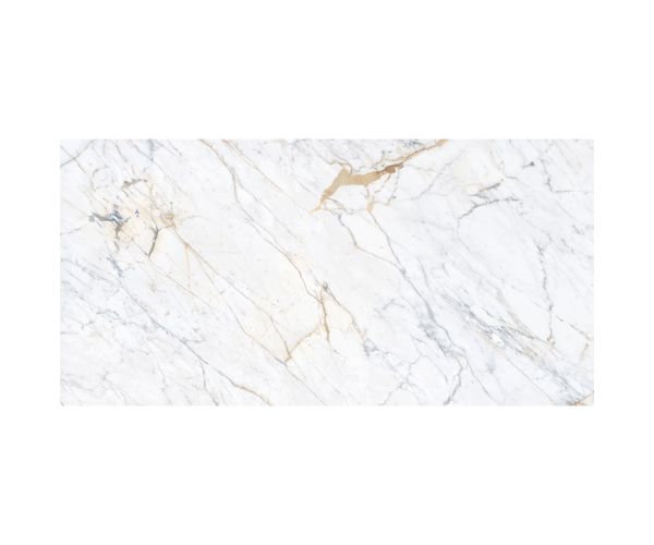 Dalles-Céramique-Grande Marble 12mm Golden White B Lux (64X127.5po)