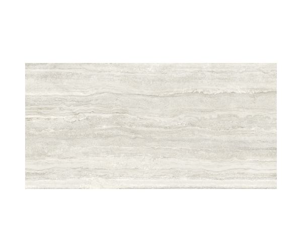 Dalles-Céramique-Gigantec 12mm Travertino Bianco A Bookmatch Strut (63X126po)