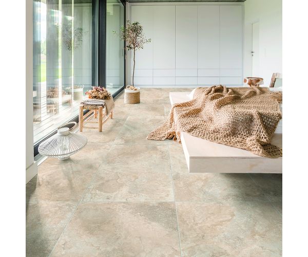 Tuile-Céramique-24X48 Crosscut Crema