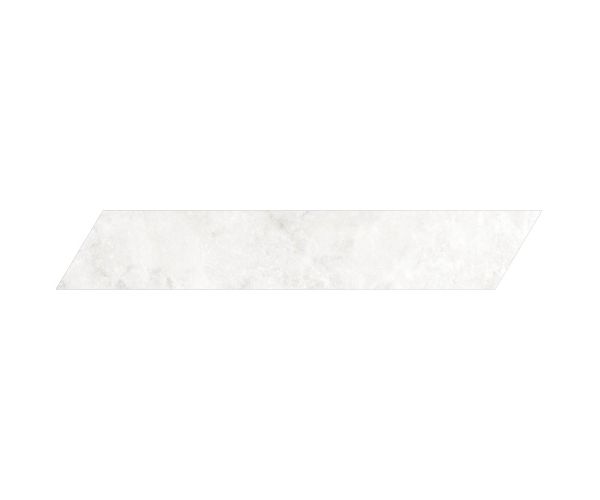 Tile - Ceramic-4X21 Timeless Chevron White Rt