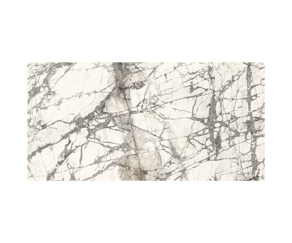 Dalles-Céramique-MAXFINE MARMI 6mm CALACATTA GREY NAT (59X118in)