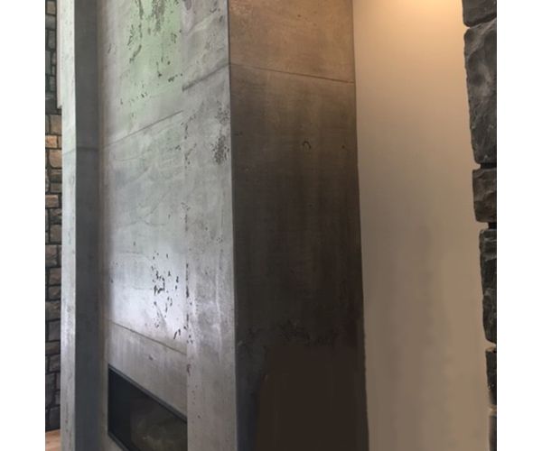Tile - Stone & Other-8''x48'' Peau De Beton™ Onyx Raw