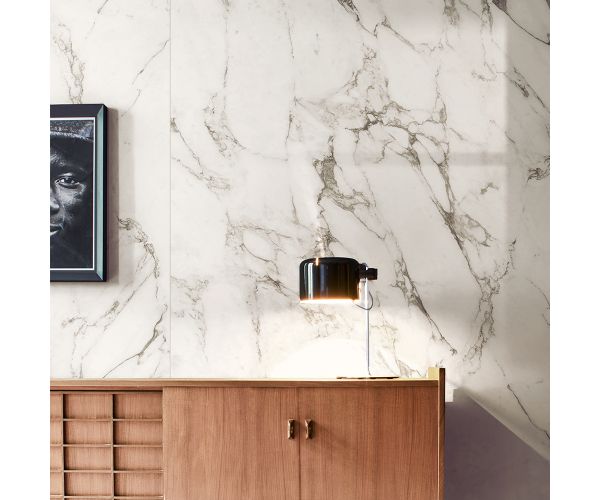 Dalles-Céramique-GRANDE MARBLE 6mm CALACATTA EXTRA LUX (64X128po)