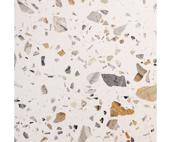 Tile - Stone & Other-24X24 Terrazzo Collection Docks Grey Honed