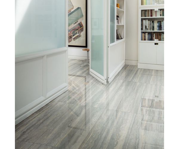 Tile - Ceramic-12X24 Mystone Travertino Silver Nat. Rt