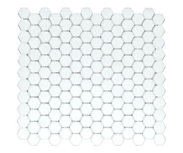 Mosaîque-1'' Les Classiques Hexagon Snow Satin