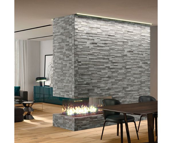 Tile - Ceramic-6X24 Volcano 3D Grey
