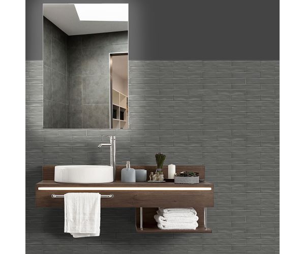 Tile - Ceramic-2X10 Grace Gray Matt