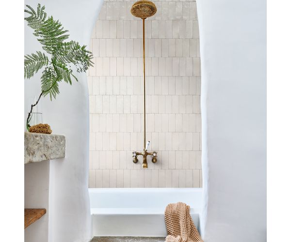 Tile - Ceramic-2X6 Rice Bianco Lux