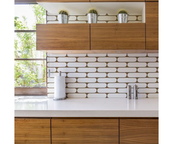 Tile - Ceramic-2X8 Oblong Snow