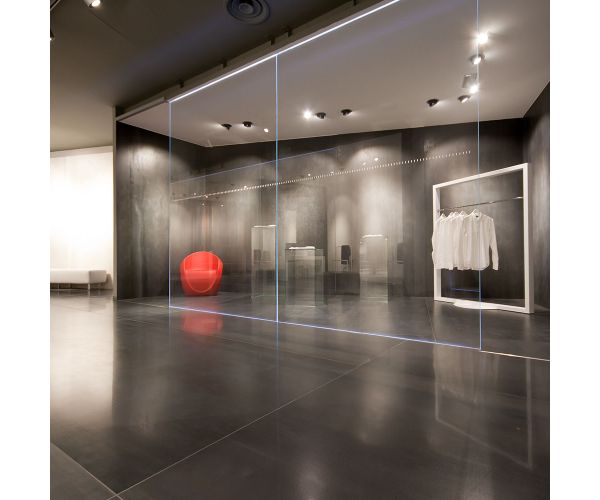 Slab - Ceramic-Maxfine Folios 6mm Grigio Semilev (59X118in)