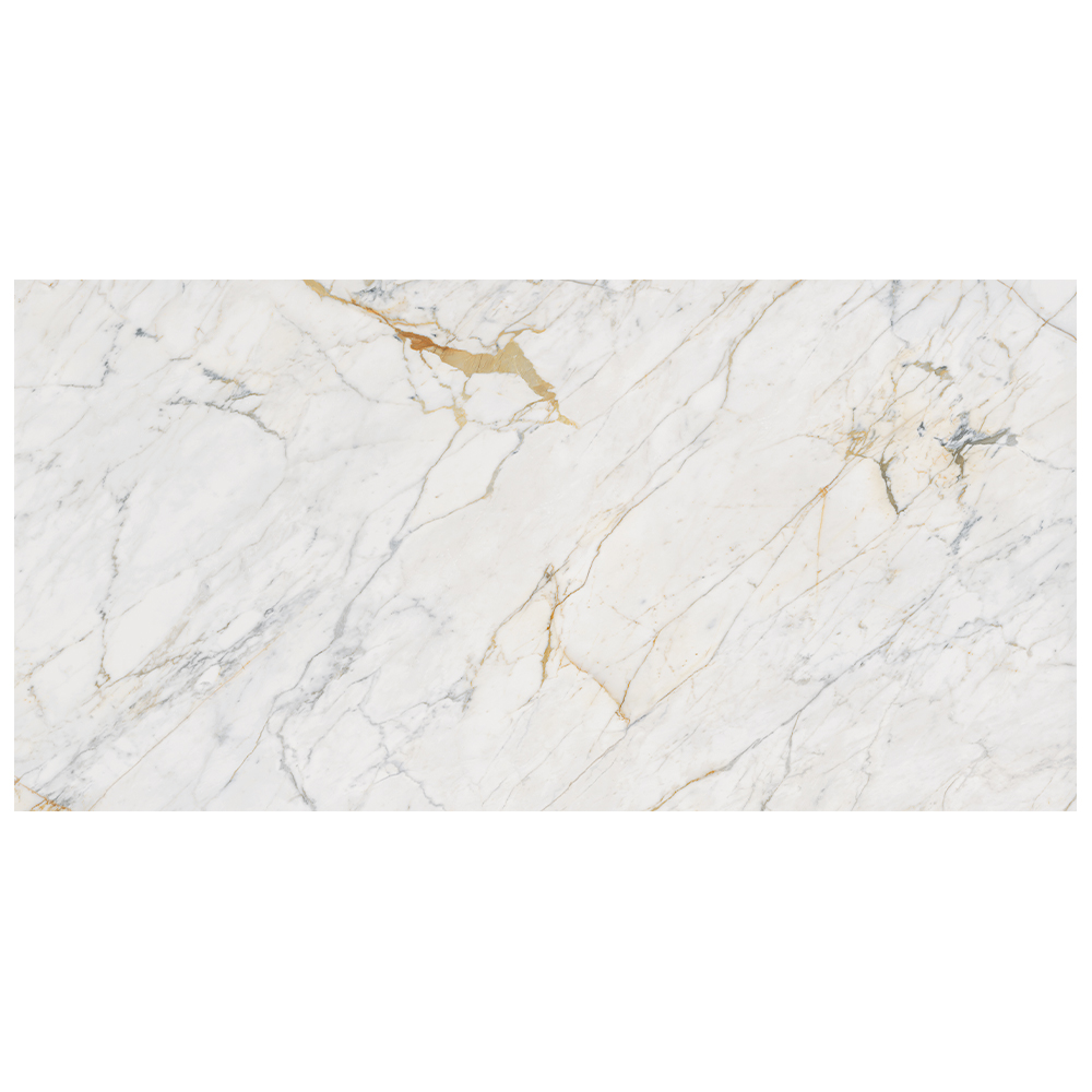 【中古】 Grand Lux / Carved In Stone Grande Marble 6mm Golden White Lux (64X128in)