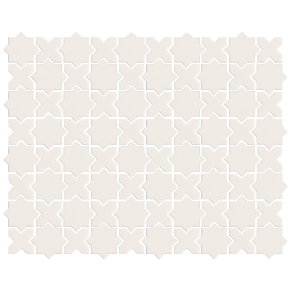 1 3/8X1 3/8 - 2X2 Xxs Zelije 5 Super Bianco/Super Bianco