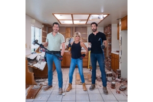 Celebrity IOU cover photo with Drew, Jonathan & Mira Sorvino