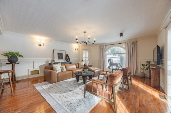 Emily races to transform three rooms for Tracie and Jordan in six weeks with a $50K budget