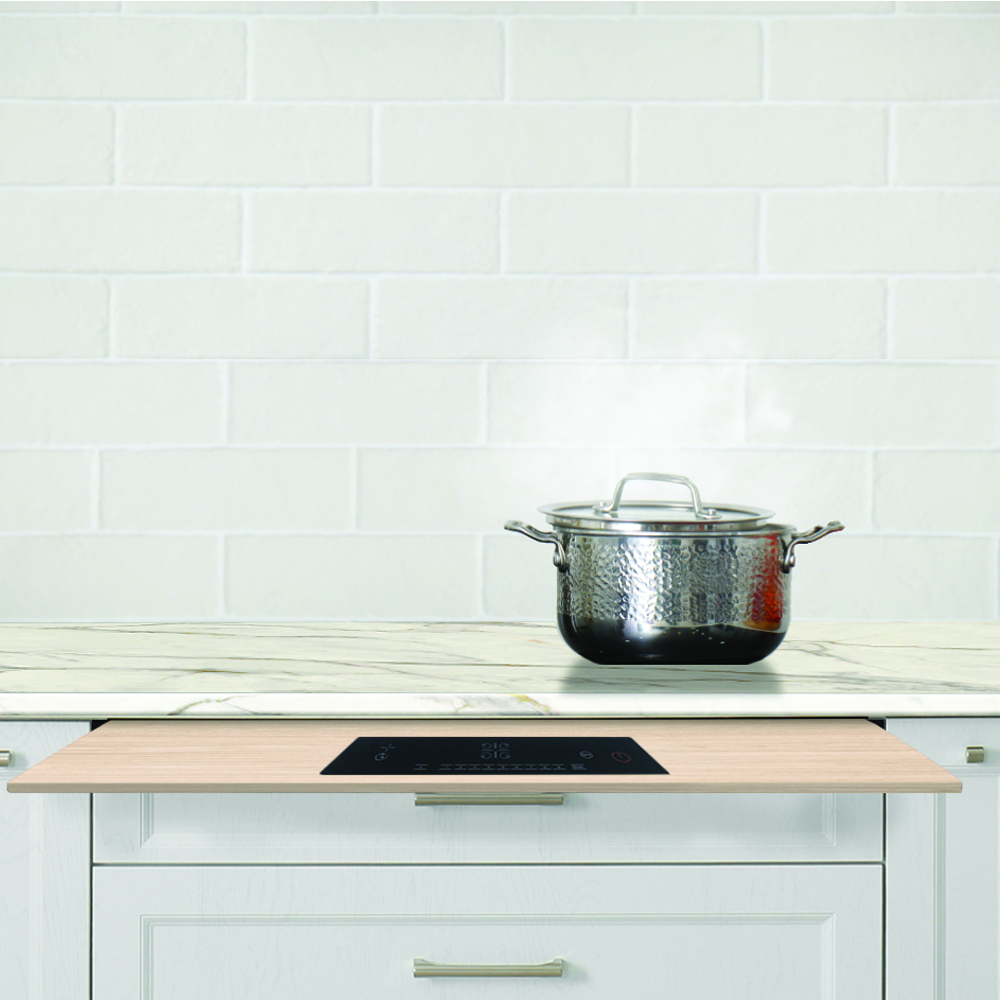 Introducing InvisaCook invisible induction cooking that works THROUGH your  countertop because it is installed beneath the surface! Efficient and  safe, By AMC Countertops